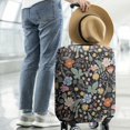 thumbnail image 2 of Pioneer Flower Floral Print Pattern Luggage Cover Fashion Suitcase Cover Baggage Covers Fit 25-28 Inch Luggage (Go Travel), 2 of 5
