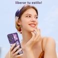 thumbnail image 2 of Threehao Funda para OPPO Reno 11F Case Uso Rudo, Ultra Delgado Flexible Púrpura Suave TPU Silicona C, 2 of 6