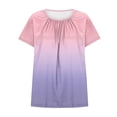 thumbnail image 3 of Bixock Women's Maternity Tops Short Sleeve Pregnant Tops Crew Neck Maternity Shirts Soft Breathable Comfortable Maternity Clothings, 3 of 6