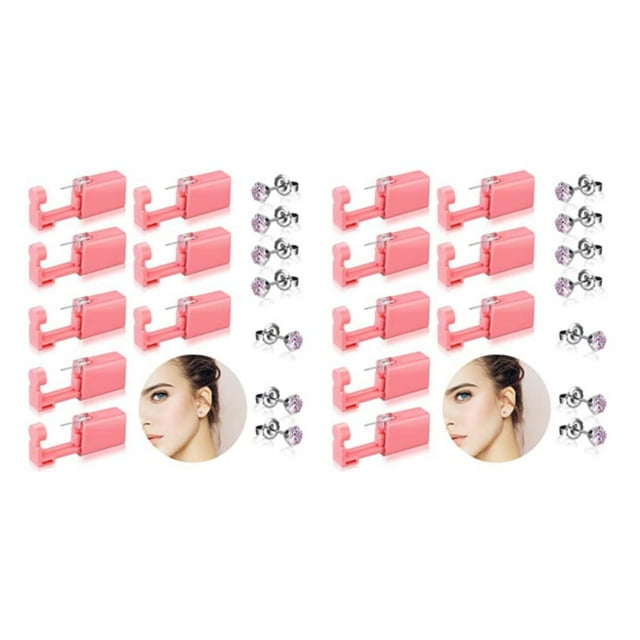 braveheart 8pack/lot Easy Operation Ear Piercing Tool For Fast And Convenient Self Piercing At Home Durability 2Set