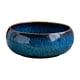 thumbnail image 5 of Maceta Lotus Bowl decorativa, a prueba de fugas, portátil, versátil, única, de cerámica esmaltada. Gradiente azul, 5 of 8