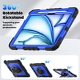 thumbnail image 4 of Junayo for iPad Air 11 Inch Case 2024 M2 (6th Gen) Heavy Duty Shockproof Protective Case with Screen Protector Stand and Hand Strap Shoulder Strap, 4 of 8
