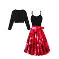 thumbnail image 1 of Mini Vestido de Verano de la Moda de las Mujeres Impreso Camis sin Mangas Cuello en V, Vestido Casual para Diario Y Vacaciones, 1 of 1