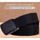 thumbnail image 1 of WYuZe Mens Nylon Web Belt No Metal Nickel Free 2Pk Military Tactical Hiking Belt (Black + Coffee (2 pk nylon belt), waist-below 42") WYUZE WYUZE, 1 of 2