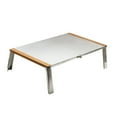thumbnail image 1 of table Pliante avec Sac de Transport table en Acier Inoxydable Convenant au barbecue au camping en Plein Air, 1 of 8