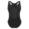 thumbnail image 2 of iEFiEL Girls Cutout Back Ballet Gymnastics Leotard Halter Jazz Modern Dance Costume Leotard Black-A 14, 2 of 7