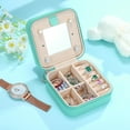 thumbnail image 3 of TINGN Travel Jewelry Case Small Jewelry Box Vacation Essentials Travel Accessories for Women Portable Jewelry Organizer Box Gifts for Women, 3 of 7