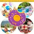 thumbnail image 6 of Water Inflatable Cup Holder Donut Floating Coaster for Swimming Pool Party Decor (Purple), 6 of 6