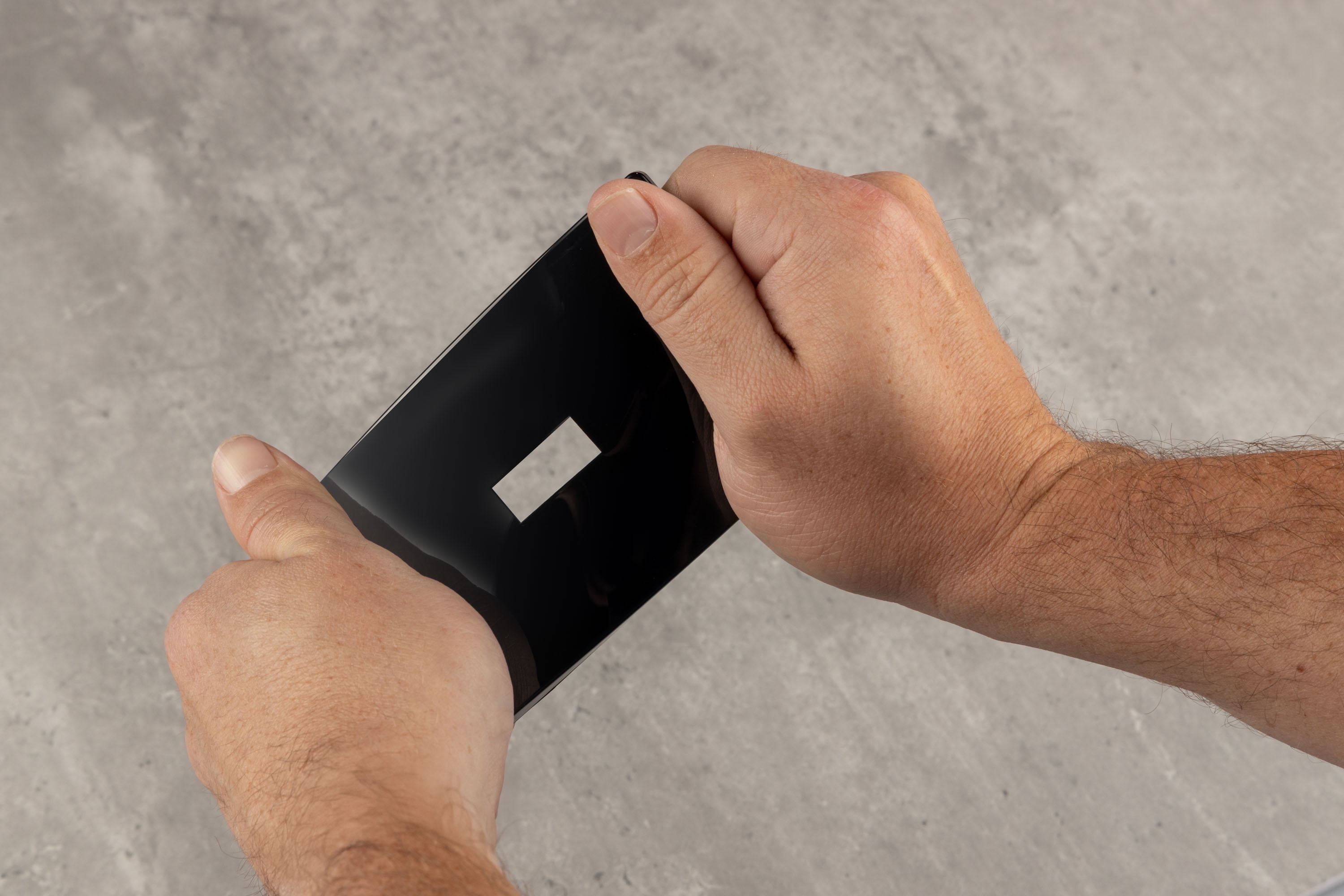 Ultra Pro Screwless Wallplate, Switch Plate, Single Toggle, Black