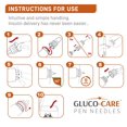 thumbnail image 4 of Pen Tips GLUCO-CARE, 32 g x 5 mm, ajuste universal, 100 unidades, estériles, 4 of 8