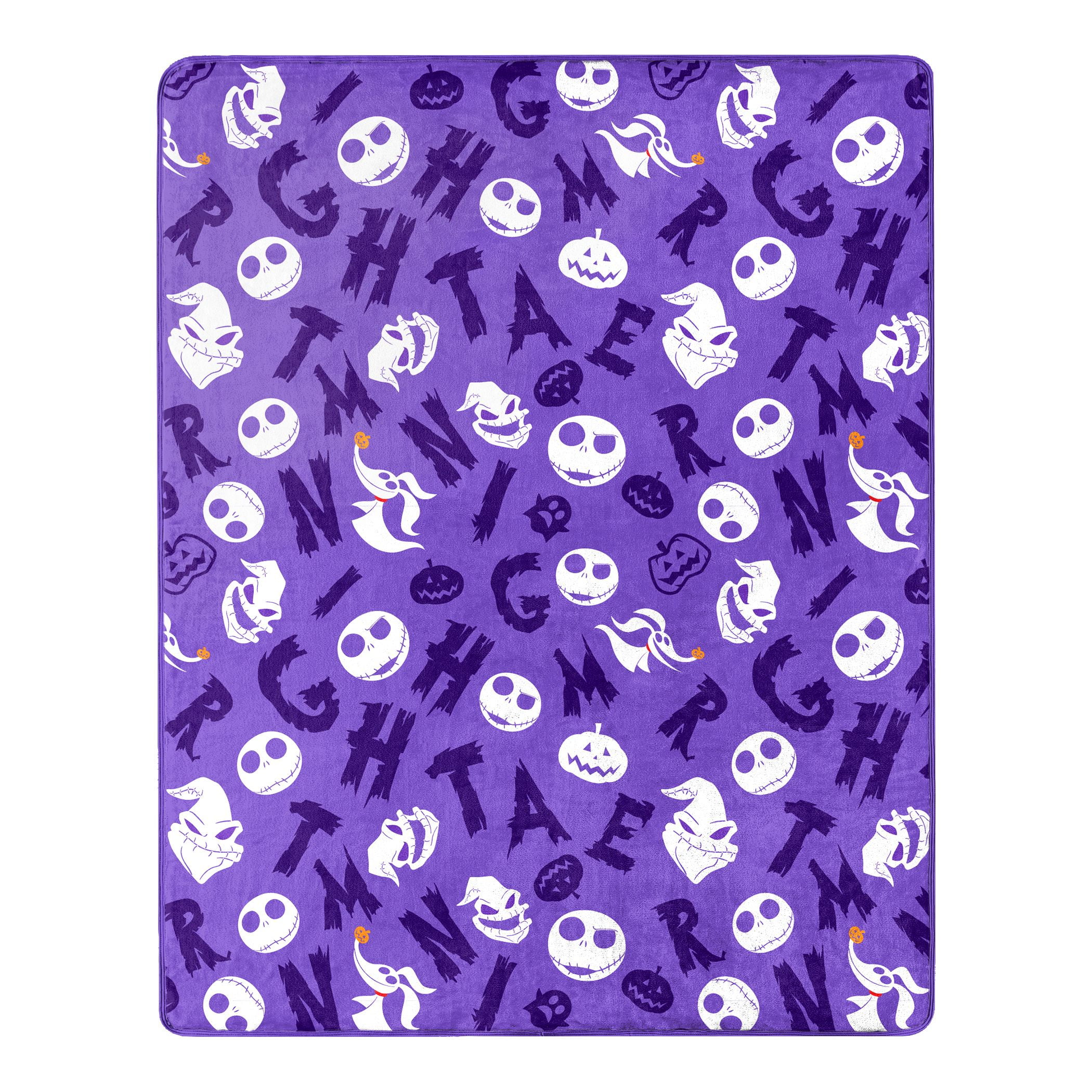 Nightmare Before Christmas Nightmare Friends Kids Silk Touch Throw Blanket with Plush Hugger