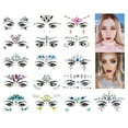 thumbnail image 4 of nipocaio 10pcs Face Diamond Sticker Acrylic Diamond Sticker Art Festival Wedding Birthday Party Decoration Face Diamond Sticker (Random Style), 4 of 5
