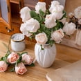 thumbnail image 7 of Summer Savings! Boovnll Artificial Flowers, Fake Rose Bouquet UV Resistant Silk Flowers, Lifelike, No Fade, Fake Flowers for Wedding, Party, DIY Tables Centerpiece Decor - Fake Flowers, 7 of 7