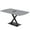 Fog Gray w/Matte Black Base with Electric, variant on 5 Ft Arc Rectangle Conference Room Table X Base With Electric Module