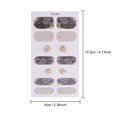 thumbnail image 3 of Holographic Y2K Nail Strips - Full Wraps, Self-Adhesive, Glossy, and DIY Nail Art Decals for Women, 3 of 4