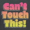 thumbnail image 5 of Teelocity Can't Touch This Graphic T-Shirt (Medium - Standard Fit, Charcoal Heather), 5 of 10