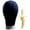 Black, variant on 22" Black Canvas Wig Mannequin Head with Clamp, Display Stand for Wigs, Millinery and Lace Hats, 2 Pack