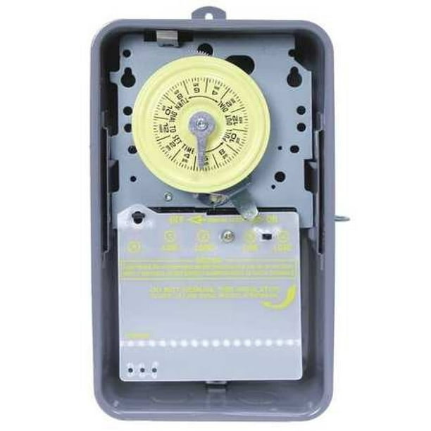 Intermatic Indoor and Outdoor Mechanical Timer Switch 208277 Volt Gray