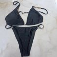 thumbnail image 3 of Bikini de dos piezas de diseñador de lujo con diamantes de agua para mujer, tanga sexy para mujer, ropa de playa brasileña, traje de baño S-XL, 3 of 5
