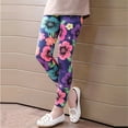 thumbnail image 6 of Lovebay Children Girls Floral Leggings Kids Skinny Pants Trousers Teenage Child 2-14 Years, 6 of 6