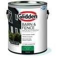 Glidden GrabNGo Barn & Fence Wood Exterior Paint Flat, Black, 1