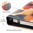thumbnail image 3 of FORMRS 3 Ring Photo Album 4"x6" Self Adhesive Large Capacity PU Leather Cover, Flowers Pattern, 3 of 8