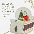 thumbnail image 7 of Spode Christmas Tree Santa Sleigh Winter Wonderland Snow Globe, Plays Soothing Music – Durable Dolomite, Personalized Collectible Holiday Gift & Great for Christmas, Weddings, Home Décor, 7 of 7