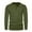 Army Green, variant on Inleife Mens Shirts under $10.00 Men's Solid Color Casual Sports Button Sweater Long Sleeve V-Neck Shirt Blouses