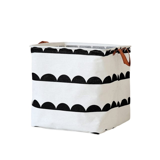 Organizador nuevo impermeable a prueba de humedad cesta de almacenamiento cubo de basura ropa sucia niños juguetes libros lavandería hogar Almacenamiento y organización del hogar Semicírculo Matsuzay HA076858-02
