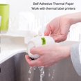 thumbnail image 3 of White Self Adhesive Thermal Paper, Glossy Printable Sticker Paper for Phomemo Pocket Mobile Printer, Black on White Thermal Paper Rolls Square Terminals, and Credit Card Machines, 3 of 7