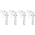 thumbnail image 1 of Low Profile Wand Tilter Horizontal Window Blinds Tilt Mechanism Hook Connection 6pcs 2 Inch Rail Blinds Parts Accessories, 1 of 8