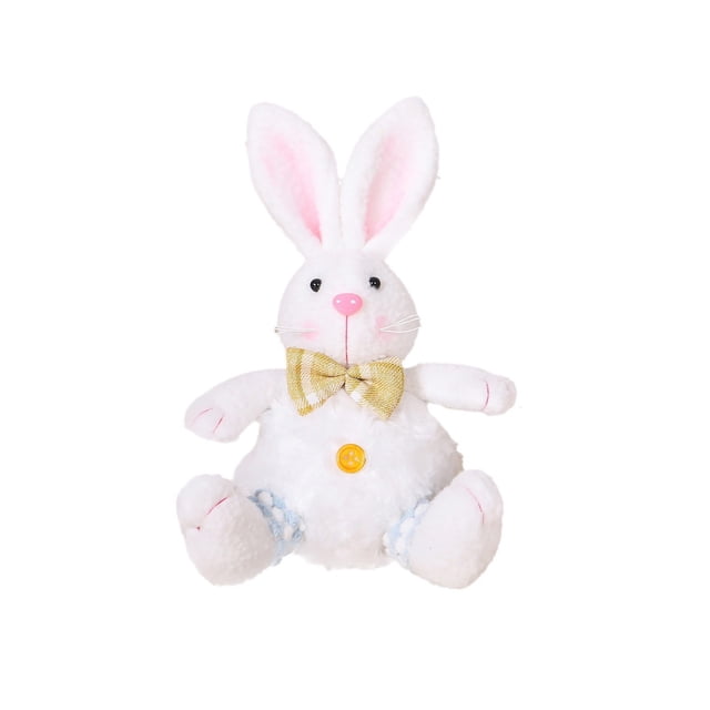 WMQPNNS Poupée Lapin de Pâques Animal en Peluche Doux pour Enfants Adultes