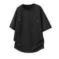 thumbnail image 3 of Luvrsol Big & Tall Mens T-Shirts Solid Crew Neck Basic Cotton Short Sleeve Tees Layering Shirts M-5XL, 3 of 4