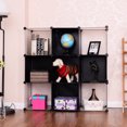thumbnail image 1 of Costway 3 Tier 9 Cubic Bookcase Storage Cabinet Shelf Closet Organizer Home, 1 of 6