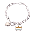 thumbnail image 1 of Singapore City Hall Landmark Pulsera de cadena de corazón joyería encanto moda, 1 of 3
