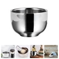 thumbnail image 3 of 1 Pce Bol de Rasage en Acier Inoxydable pour Hommes Bol de Mousse de Savon de Rasage Maison, 3 of 8