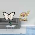 thumbnail image 2 of Reloj De Pared Acrílico Con Forma De Mariposa Para Oficina, Comedor, Habitación Infantil, Casa De Campo Con Figura De Camello, Estatua De Resina Animal, Escultura Para Entrada, Estante, Sala, 2 of 8