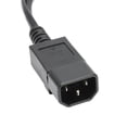 thumbnail image 1 of Cable de alimentación IEC320 C14 macho a C13 C7 hembra Cable de alimentación IEC320 impermeable para proyectores 100‑250V 32 cm, 1 of 8