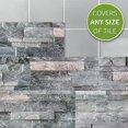 thumbnail image 4 of Adhesivo de pared de piedra 3d, papel tapiz de azulejo, calcomanías de arte autoadhesivas, 45 Uds. Kuyhfg Bienvenido a Kuyhfg, 4 of 5