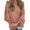 Pink, variant on Womens Plain Tshirts Long Sleeve Going Out Tops for Women Fall V Neck Loose Fit Ruffles Off Shoulder Knit Solid Color Blouses Dressy Casual Pink L