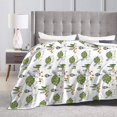 thumbnail image 5 of Turtle Blanket for Girls Women Gifts Turtles Florals Throw Blanket for Kids Adults Ultra Soft Cozy Fleece Blanket for Couch Sofa \u200bBed 40"x50", 5 of 6