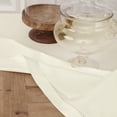 thumbnail image 2 of ZXNYH Cotton Linen Tablecloth Yellow – 58 x 104 Inch Hemstitch Tablecloth for Spring, Summer, Dining, Wedding, Indoor, Outdoor – Machine Washable and Handcrafted from Natural Fabric, 2 of 2
