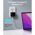 thumbnail image 3 of Cargador Nekmit de doble puerto USB C de 40 W PD de carga rápida, 3 of 9