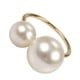 thumbnail image 5 of Hebillas de servilleta Hebillas de toalla de perlas de metal Decoración Anillos de servilleta de mesa de comedor, Oro 12pcs/bolsa sidaley HA004008-01, 5 of 7