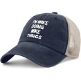 thumbnail image 2 of Funny Hat Im Mike Doing Mike Things Hats Men Dad Cap Fashionable, 2 of 8