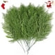 thumbnail image 5 of 40 ramitas de pino artificiales, tallos de vegetación sintética, púas de pino, decoración navideña de plástico, accesorios navideños DIY (40, verde), 5 of 8