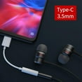 thumbnail image 4 of Universal USB Type C to 3.5mm AUX Headphone Adapter Black Jack Cable Access 2022 U8Z7, 4 of 9