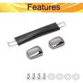 thumbnail image 4 of HUGFEGWE Luggage Handle 8.78" x 1.14" (L x W) Plastic Pull Handle Grip Replacement 223mm x 29mm for Luggage Suitcase Box Black CJB91-24732, 4 of 7