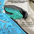 thumbnail image 5 of KidzAdventure 32-59F Youth and Kids Sleeping Bag | Indoor/Outdoor Boys and Girls Sleeping Bag | Mummy Style, Lightweight Sleeping Bag for Kids - Ocean World Youth, 5 of 7