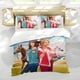 thumbnail image 5 of Bibi y Tina Conjunto de sábanas temático, trío de piezas, cómodo y amigable con la piel, diseño único, regalo de decoración para el hogar para familiares, amigos y fans,135cm *200cm, 5 of 6